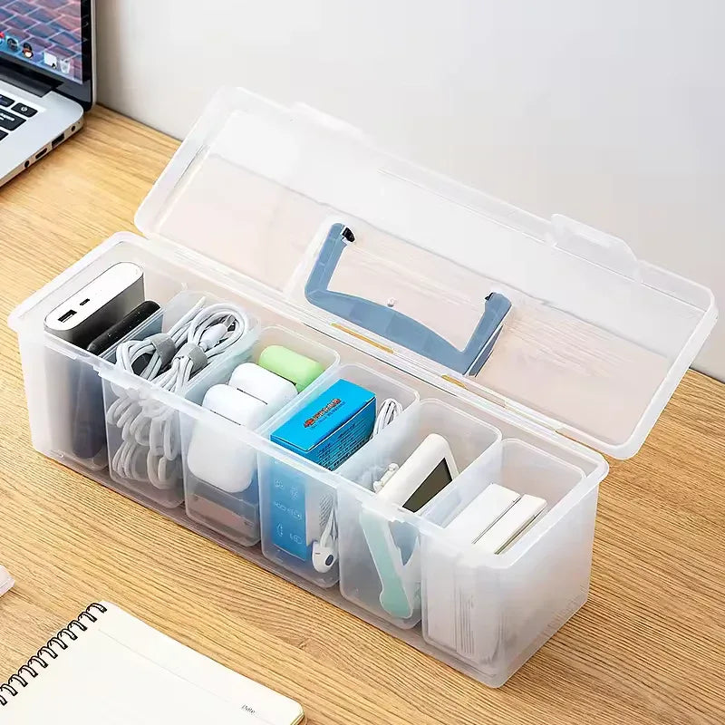 Large Capacity Organizer Storage Box with Handle