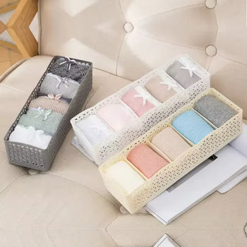 Organizer Wardrobe Storage Baskets Set - Clarify.pk