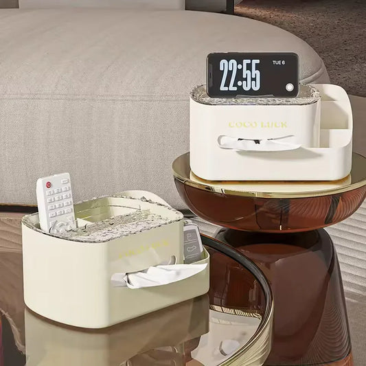 Premium Plastic Storage Box with Multi-Use Organizer - Clarify.pk