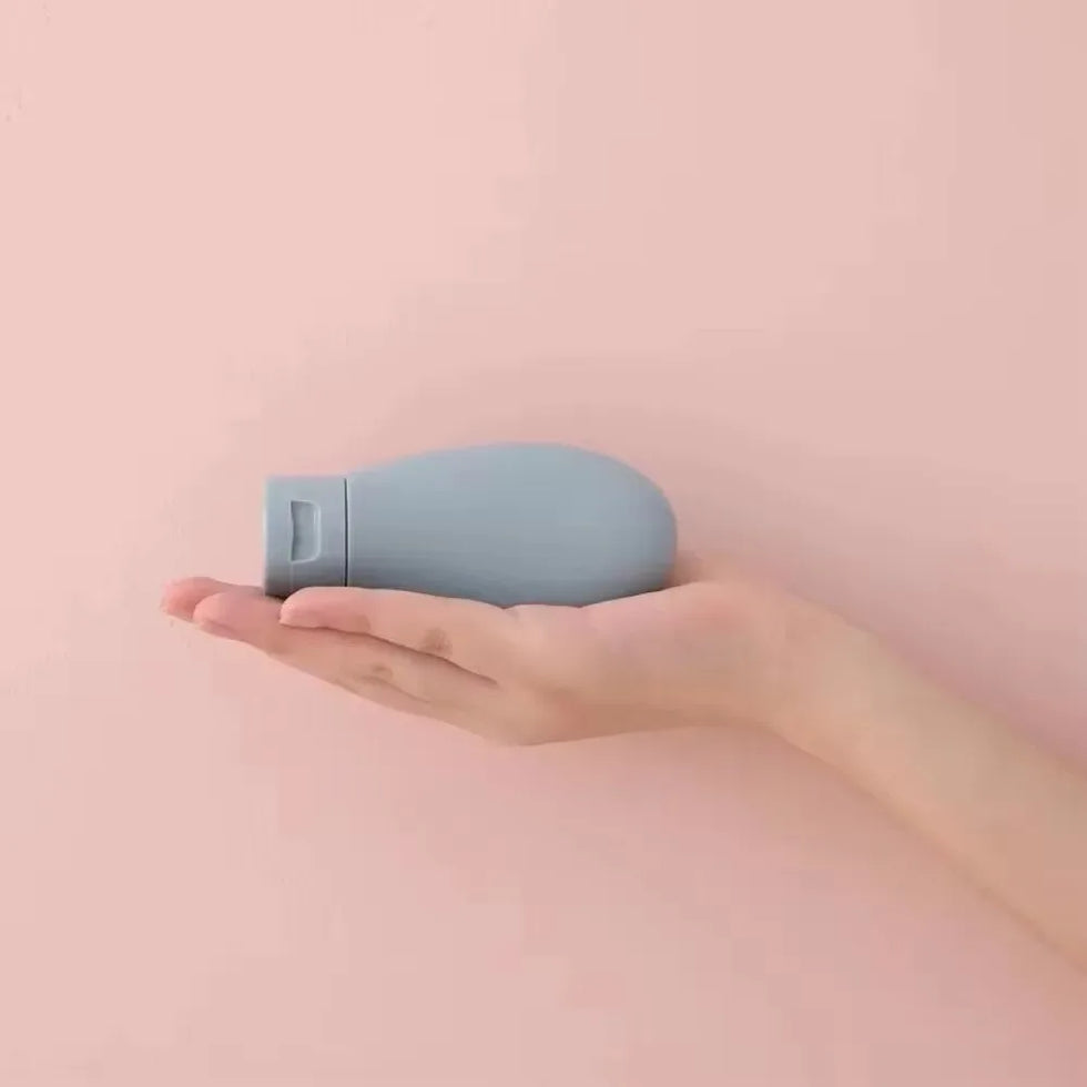 Portable Lotion Container Pack of 3 - Refillable Bottles - Clarify.pk