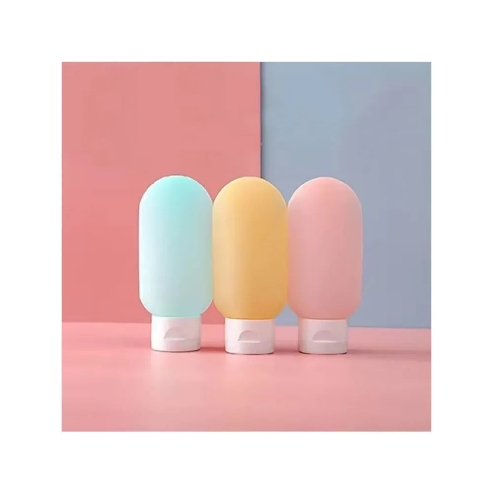 Portable Lotion Container Pack of 3 - Refillable Bottles - Clarify.pk