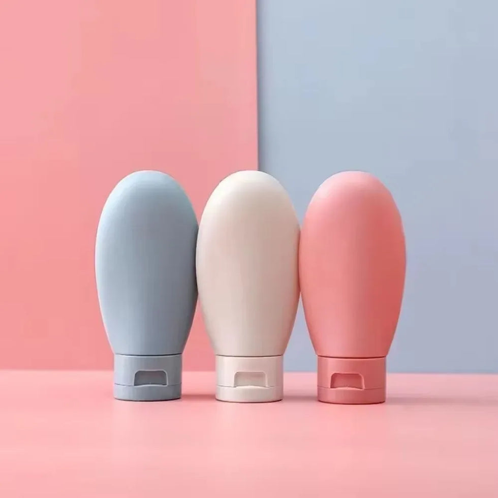 Portable Lotion Container Pack of 3 - Refillable Bottles - Clarify.pk