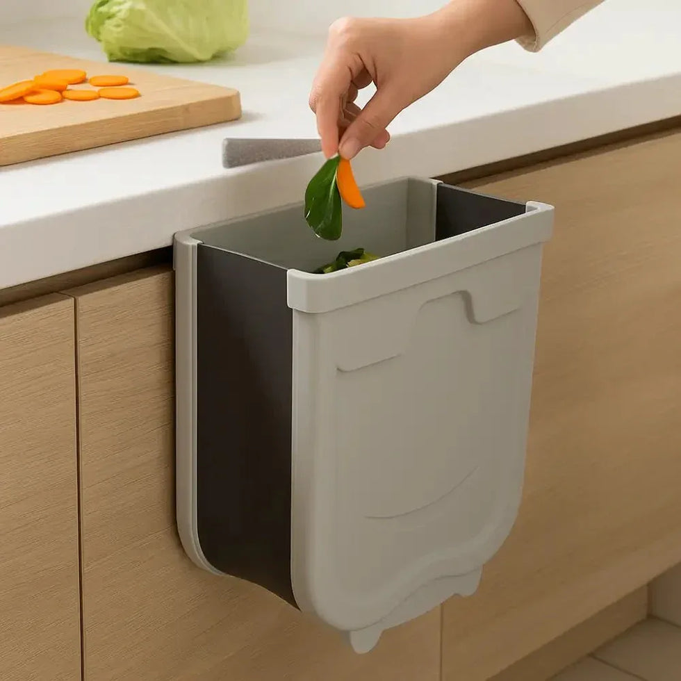 Wall Mounted Kitchen Trash Bin – Space Saving - Clarify.pk