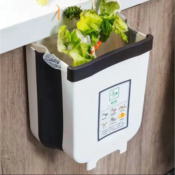 Wall Mounted Kitchen Trash Bin – Space Saving - Clarify.pk