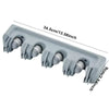 Wall Mounted Mop Holder with Multi Hooks - Clarify.pk