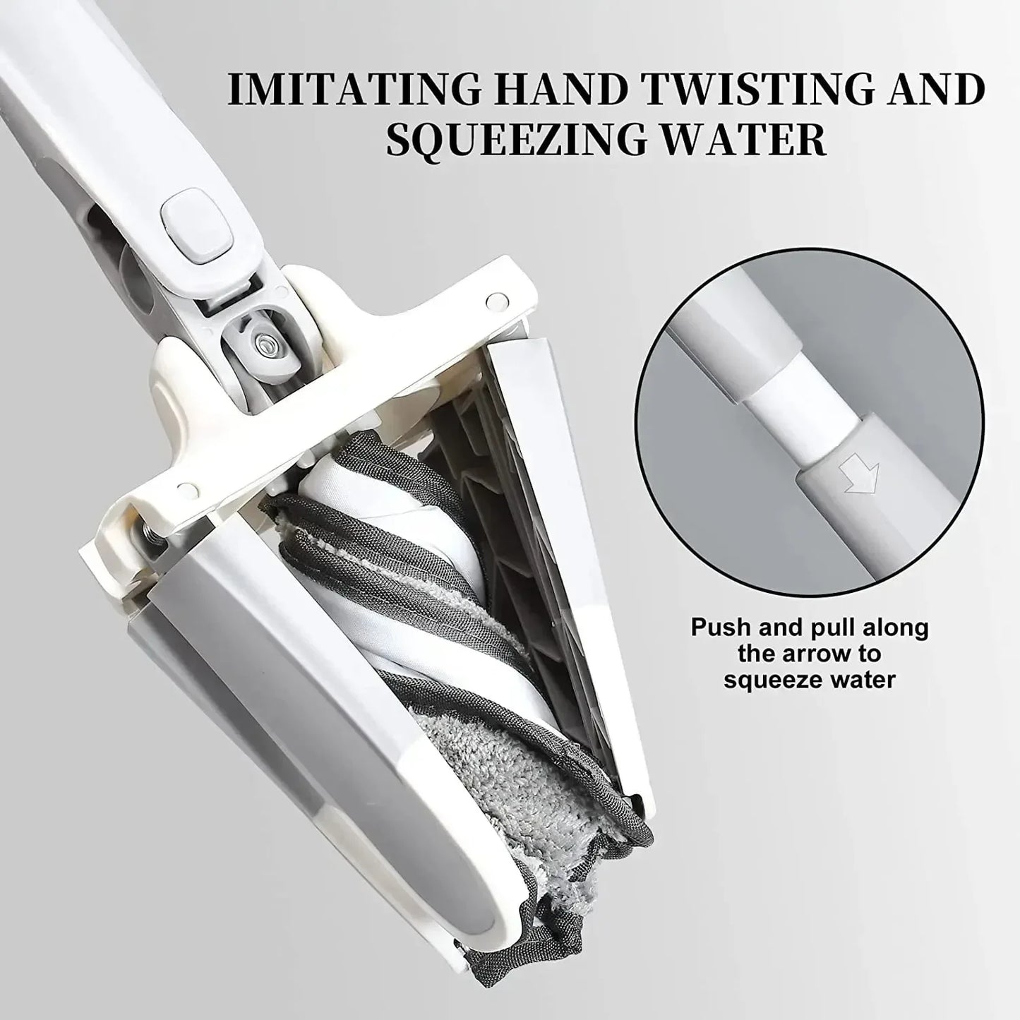 X Type Flat Floor Mop - Flexible, Easy Clean - Clarify.pk