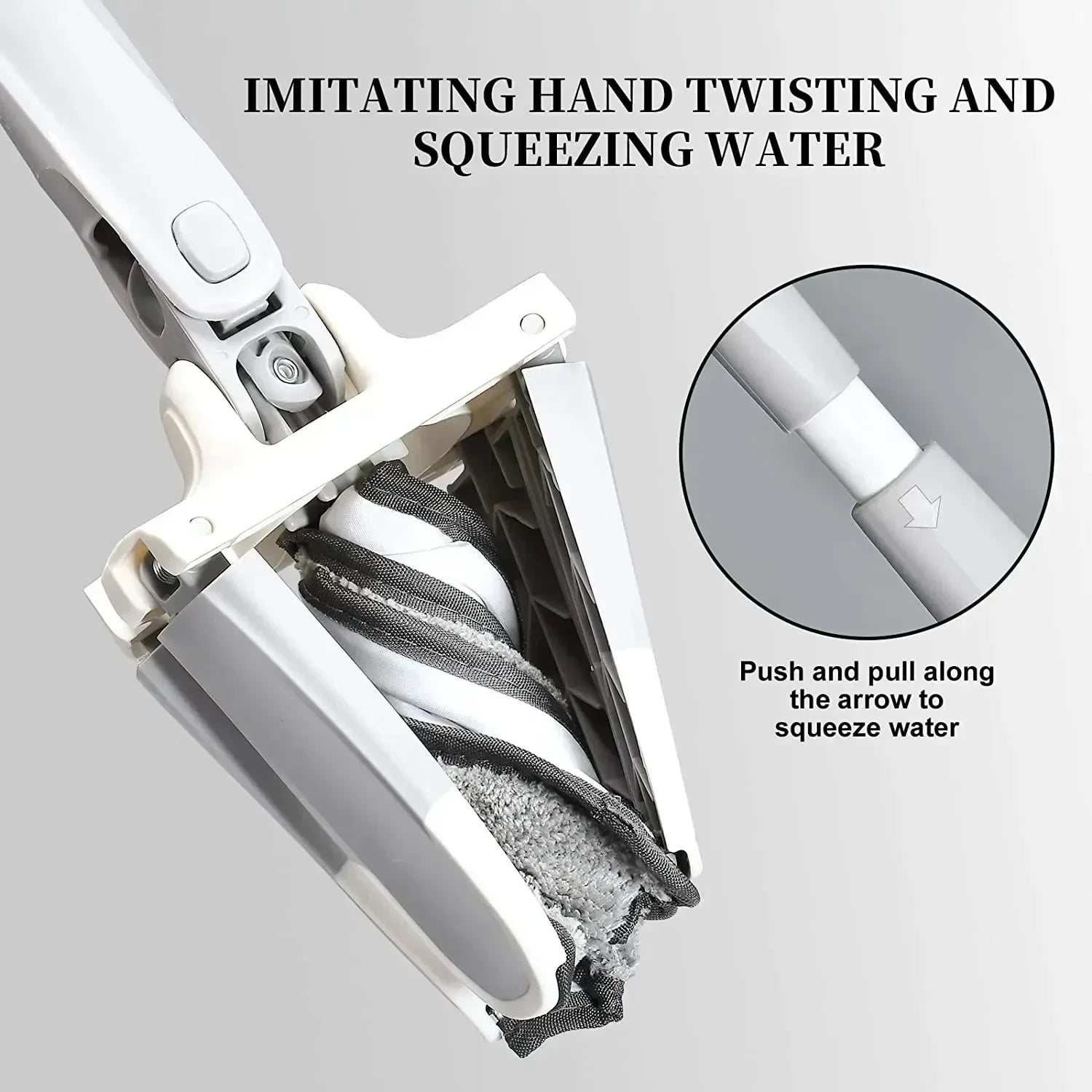 X Type Flat Floor Mop - Flexible, Easy Clean - Clarify.pk