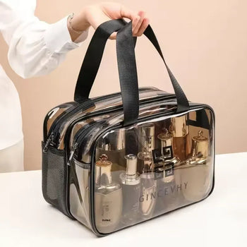 Waterproof Toiletries Cosmetics Organizer Bag - Clarify.pk