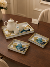 Modern Ginkgo Leaf 3-Piece Fibre Tray Set