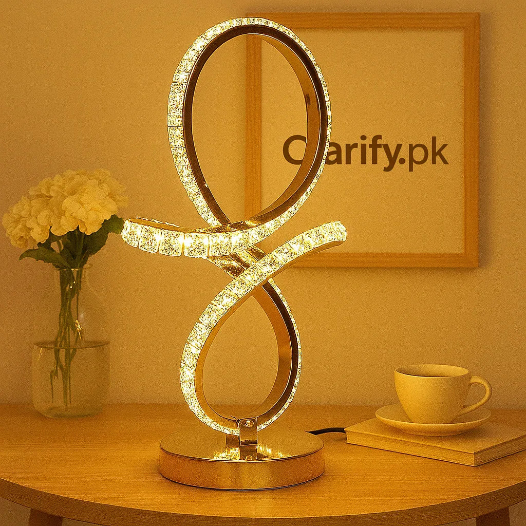 Modern Decorative Table Lamp with LED Design - Clarify.pk