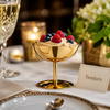 Golden Footed Dessert Ice Cream Cup