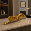 Luxury Golden Leopard Statue – 11 Inch