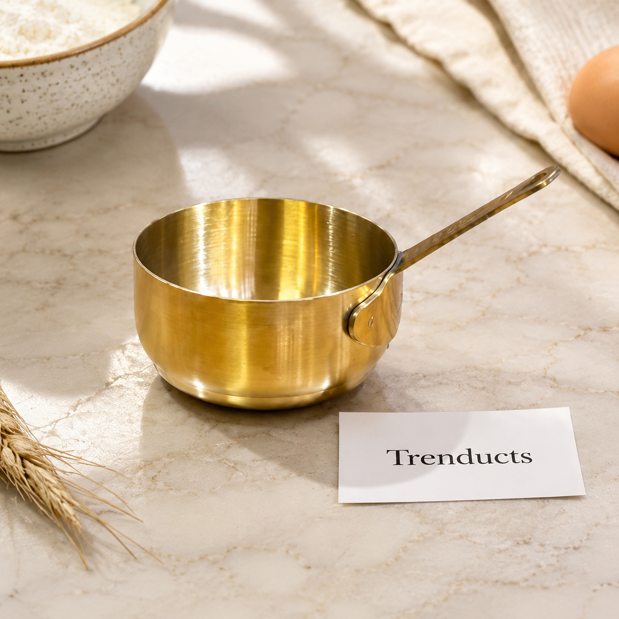 Golden Measuring Spoon Kitchen Tool