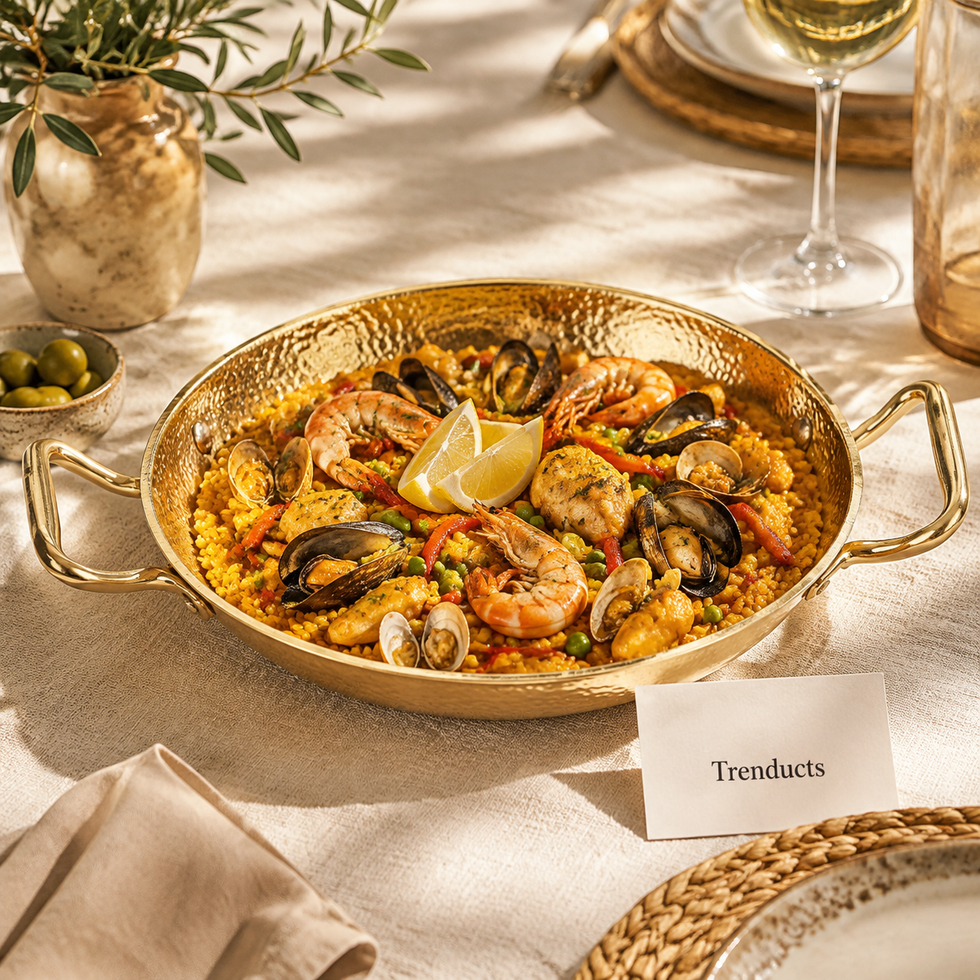 Golden Paella Deep Pan Size Collection