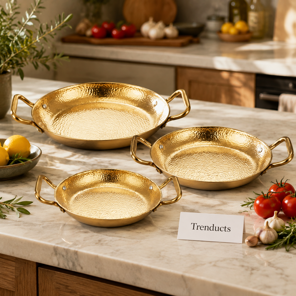 Golden Paella Deep Pan Size Collection
