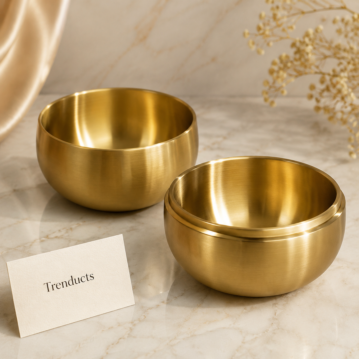 Golden Modern Soup Bowl Style Collection