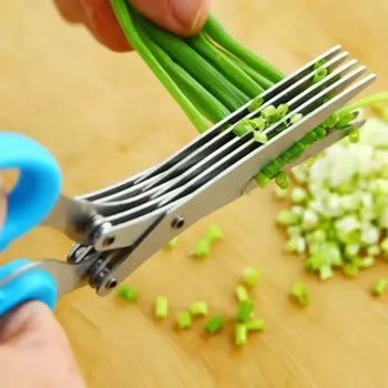 5 Blade Cutting Scissors for Kitchen Use - Clarify.pk