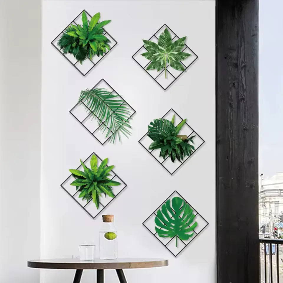 Green Plant Wall Stickers for Home Decor