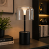 Halo Glass Table Lamp with 3 Light Modes