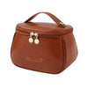PU Leather Handheld Makeup Wash Bag - Clarify.pk