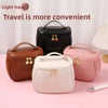 PU Leather Handheld Makeup Wash Bag - Clarify.pk