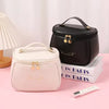 PU Leather Handheld Makeup Wash Bag - Clarify.pk