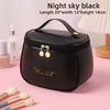 PU Leather Handheld Makeup Wash Bag - Clarify.pk