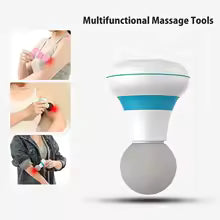 Handheld muscle massager for back pain with multifunctional massage tools for shoulders and arms