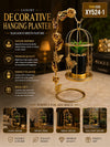 Floral Hanging Cage Metal Plant Holder