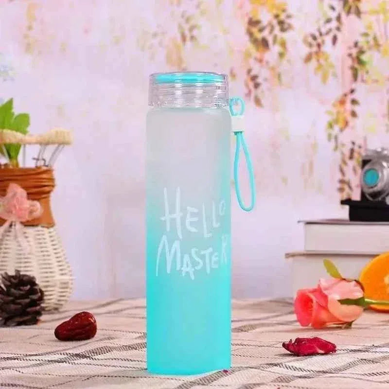 رنگین ڈیزائن کے ساتھ 400ml پانی کی بوتل