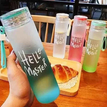 400ml Water Bottle with Colorful Design - Clarify.pk