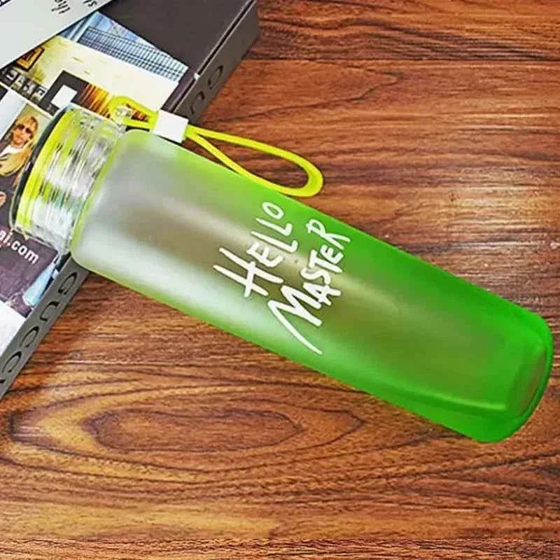 رنگین ڈیزائن کے ساتھ 400ml پانی کی بوتل