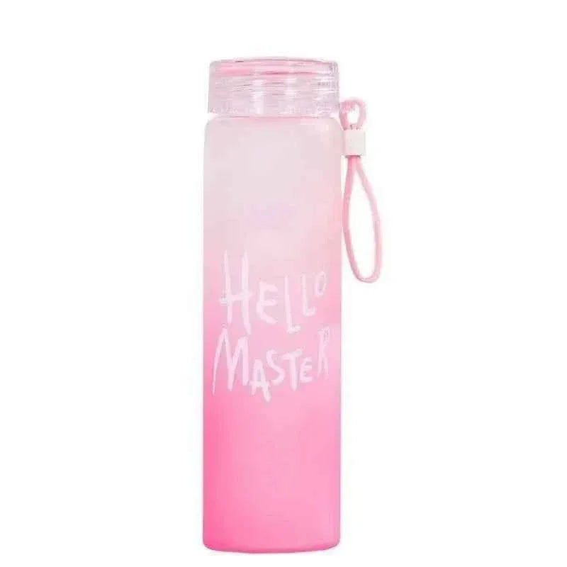 رنگین ڈیزائن کے ساتھ 400ml پانی کی بوتل