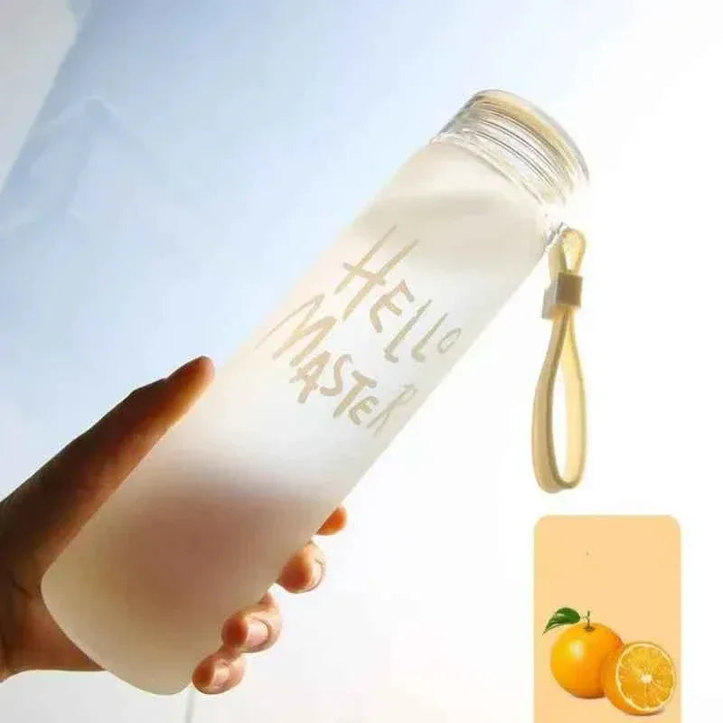 رنگین ڈیزائن کے ساتھ 400ml پانی کی بوتل