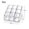 9 Grid Lipstick Holder Clear Acrylic Organizer
