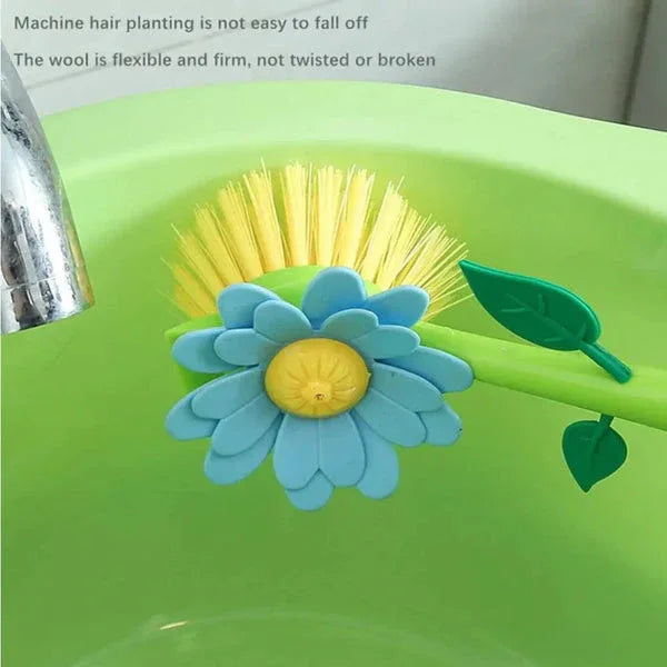 Floral dish brush set – Colorful Vases - Clarify.pk