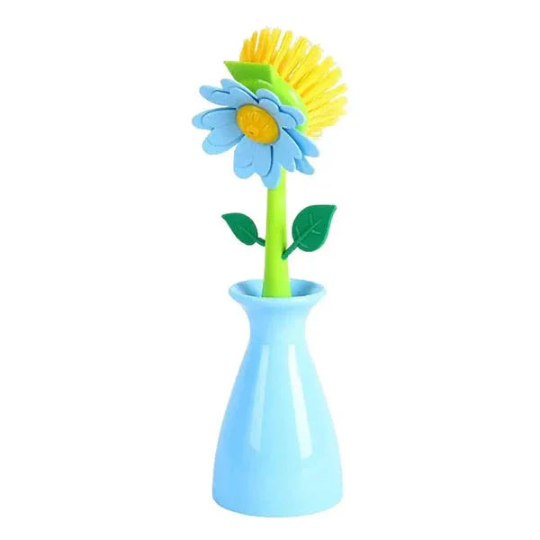 Floral dish brush set – Colorful Vases - Clarify.pk