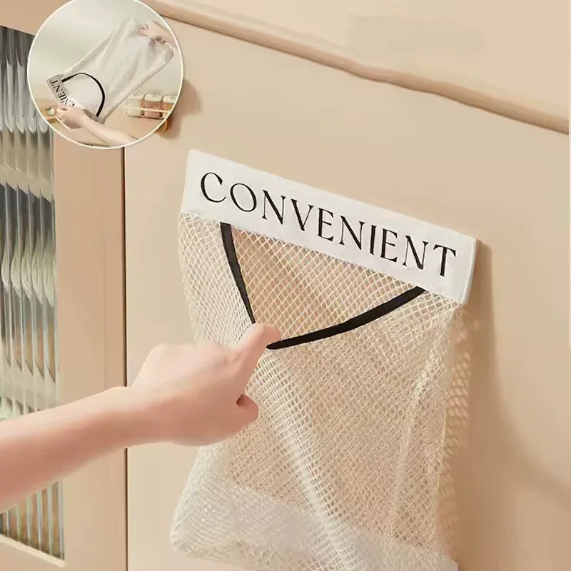 Mesh Cabinet garbage bag dispenser organizer - Clarify.pk