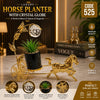 Horse Cart Metal Plant Holder – 2 Styles