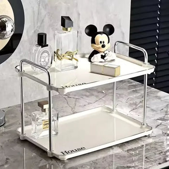 2 Tier Desktop Cup Rack Organizer - Stylish & Durable - Clarify.pk