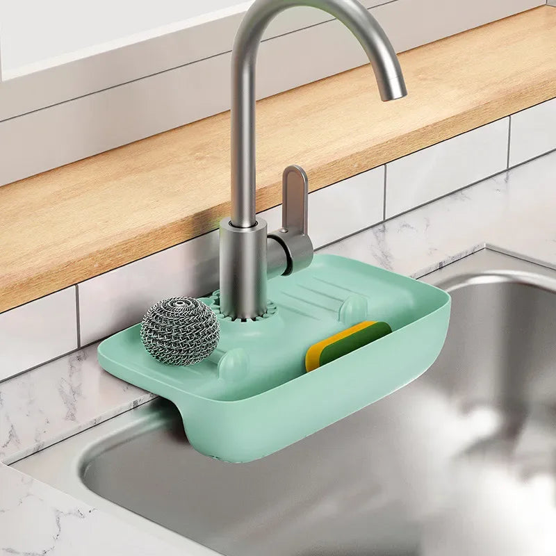 Silicone Faucet Mat with Incline Drainage - Clarify.pk