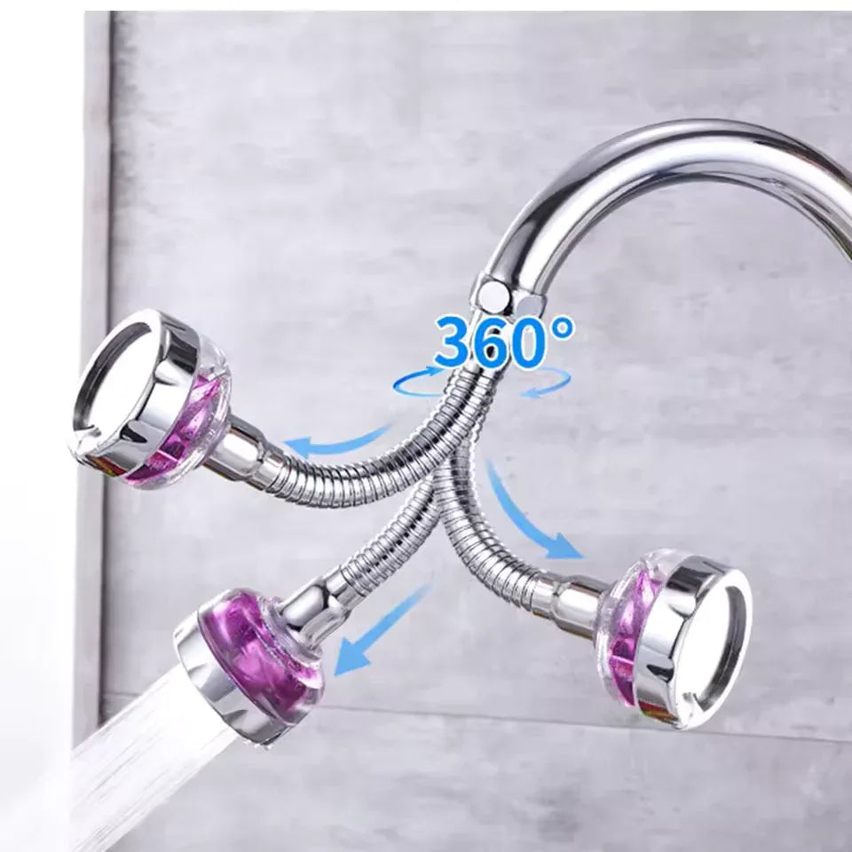 360 Degree Rotating Kitchen Faucet Nozzle Aerator - Clarify.pk