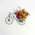 Bicycle Design Wall Basket – Premium Vintage Metal Planter & Storage Riser (Without Flowers)