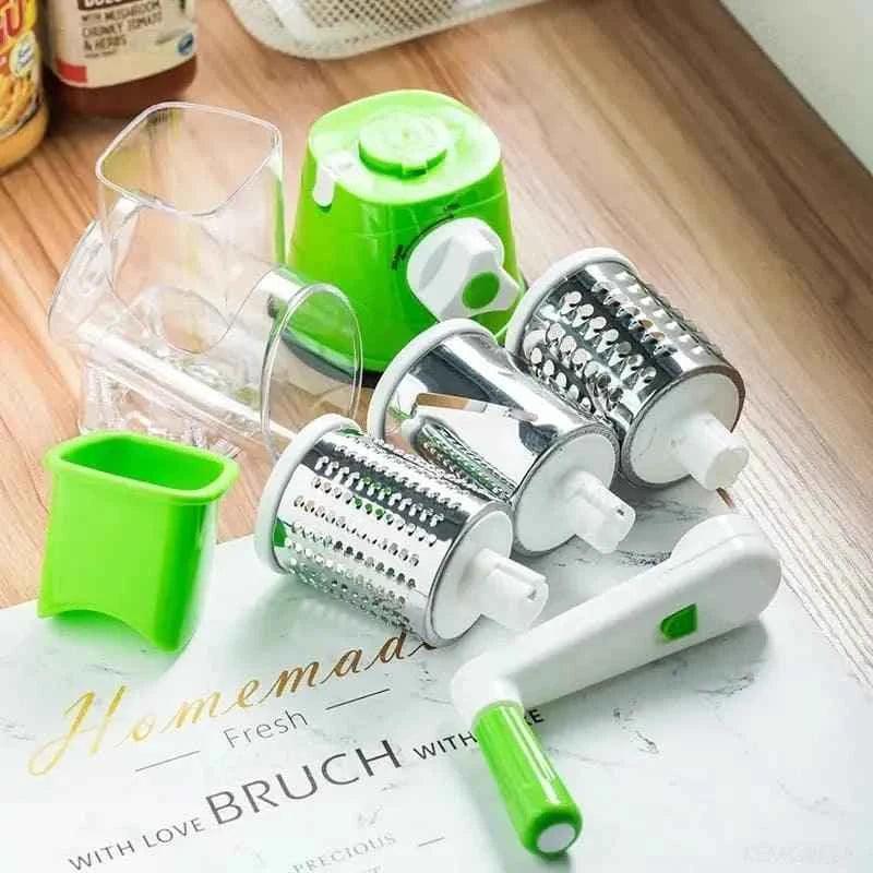 3 in 1 Manual Vegetable Cutter Slicer for Effortless Food Prep - Clarify.pk