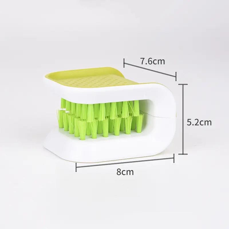 U-Shaped Cutlery Cleaning Brush – Double-Sided Kitchen Knife & Tableware Scrubber