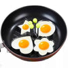 4pcs Stainless Steel Egg Moulds Set for Perfect Shaped Eggs - Clarify.pk