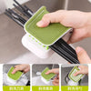 U-Shaped Cutlery Cleaning Brush – Double-Sided Kitchen Knife & Tableware Scrubber