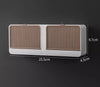 Clam Shell Soap Dish with Drain Tray - Wall Mounted Bar Soap Holder