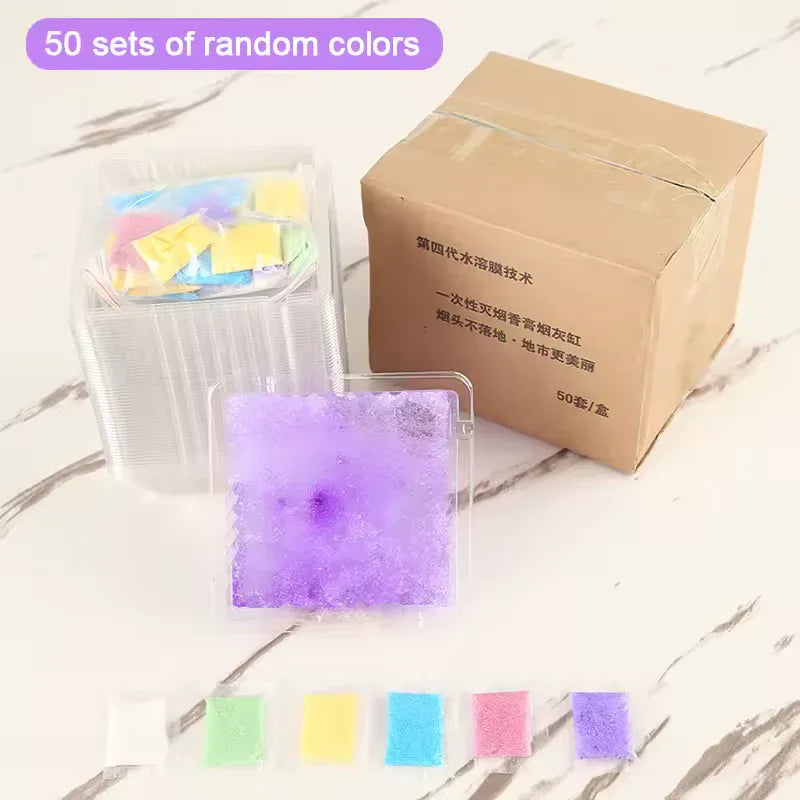 Disposable Ashtray 4 Pieces Set - Compact & Convenient - Clarify.pk