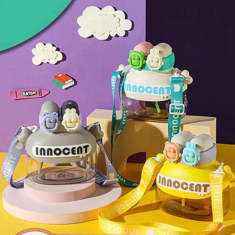 Fun Student Drink Tumbler 1200ml with Straw - Clarify.pk